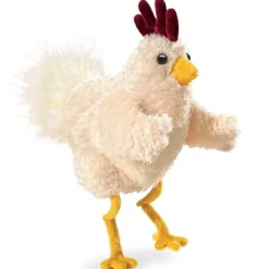 Peluche marionnette Poulet funky