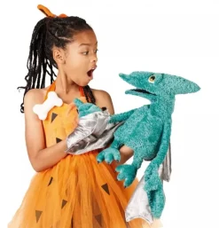Peluche marionnette ptérodactyle (ptérosaure)