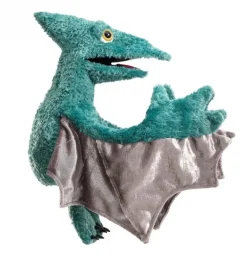 Peluche marionnette ptérodactyle (ptérosaure)