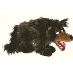 Peluche marionnette Rasputin le loup