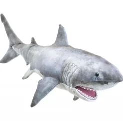 Peluche marionnette Requin blanc