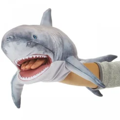 Peluche marionnette Requin blanc