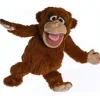 Peluche marionnette singe