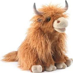 Peluche marionnette Vache Highland