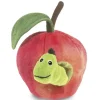 Peluche marionnette Ver dans la pomme