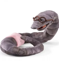 Peluche marionnette ver de bibliothèque