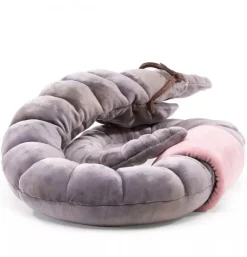 Peluche marionnette ver de bibliothèque