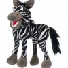 Peluche marionnette Zèbre