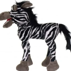 Peluche marionnette Zèbre