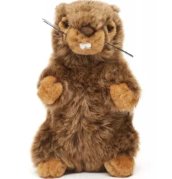 Peluche marmotte qui siffle - 17 cm