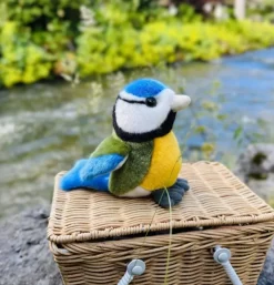 Peluche mésange bleue - 12 cm