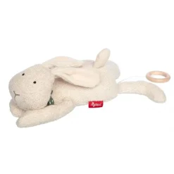 Peluche musicale lapin Mami beige