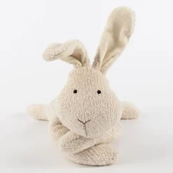 Peluche musicale lapin Mami beige