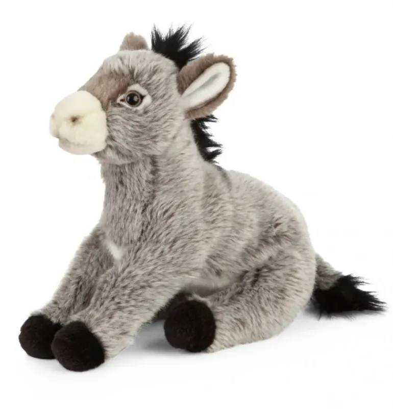 Peluche âne - 27 cm