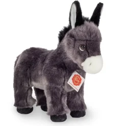 Peluche âne debout - 25 cm