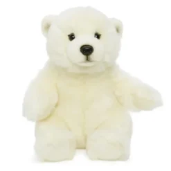 Peluche Ours polaire assis WWF - 22 cm