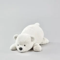 Peluche ours polaire blanc - 55 cm