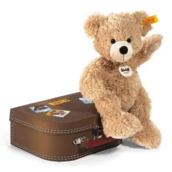 Peluche Ours Teddy Fynn dans sa valise