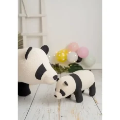 Peluche panda en crochet MINI