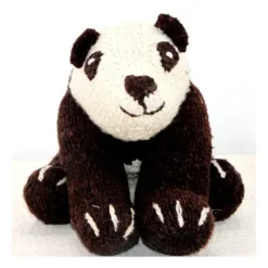 Peluche panda laine XL fait main équitable