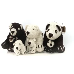 Peluche panda laine XL fait main équitable