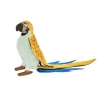 Peluche perruche jaune et bleu - 16 cm