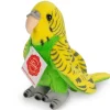 Peluche perruche verte - 13 cm