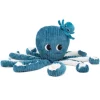 Peluche pieuvre maman bébé Filou bleue