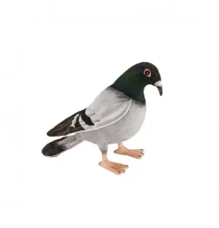 Peluche pigeon voyageur - 20 cm