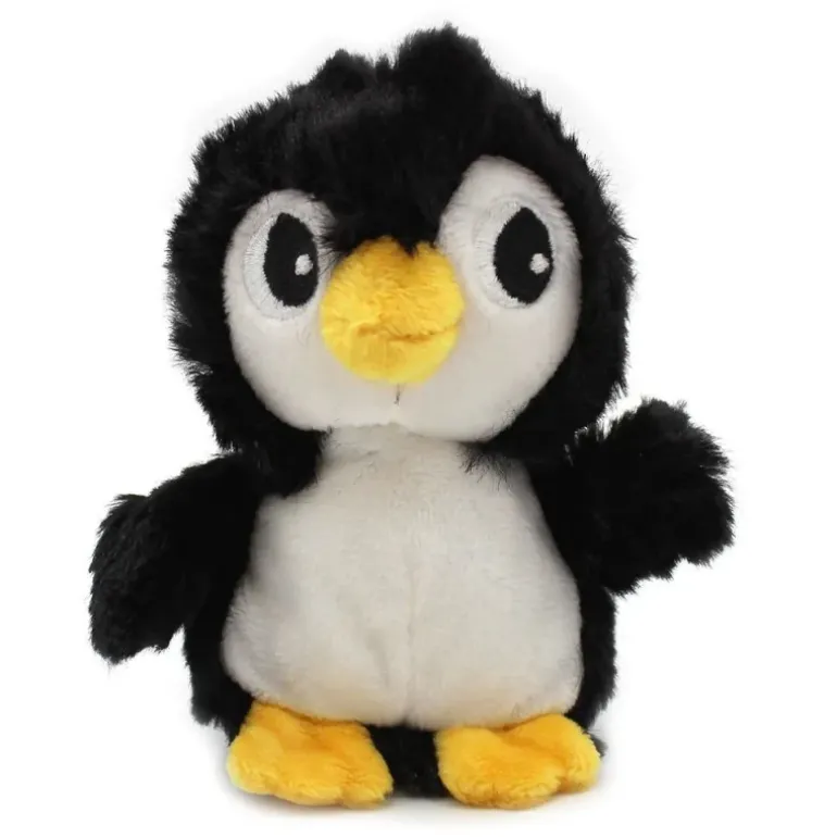 Peluche pingouin Iglou maman et son bébé noir