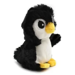 Peluche pingouin Iglou maman et son bébé noir