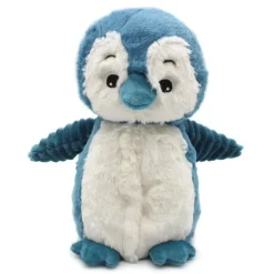 Peluche pingouin Iglou maman et son bébé bleu