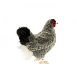 Peluche poule grise - 31 cm