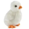 Peluche Poussin blanc - 14 cm