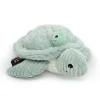 Peluche Ptipotos tortue maman bébé menthe - Les Déglingos