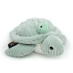 Peluche Ptipotos tortue maman bébé menthe - Les Déglingos