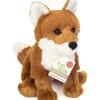 Peluche renard assis - 20 cm
