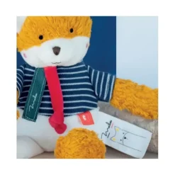 Peluche Renard en coton biologique - 25 cm