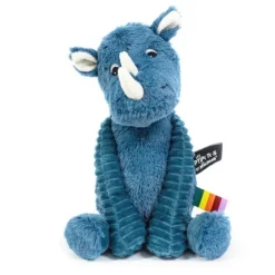 Peluche rhinocéros Grosbisou bleu