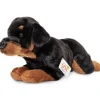 Peluche Rottweiler couché - 39 cm
