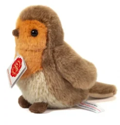 Peluche rouge-gorge - 15 cm