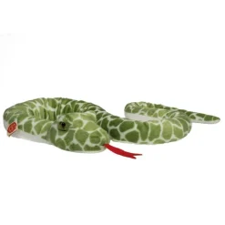 Peluche serpent vert - 175 cm