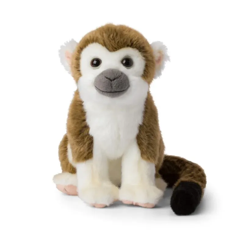 Peluche Singe écureuil assis WWF - 23 cm
