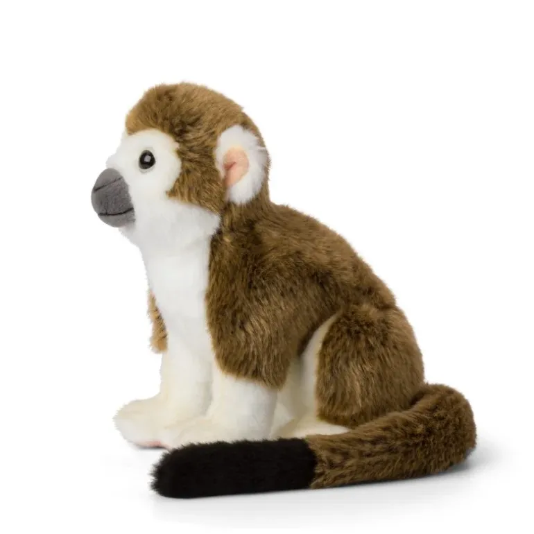Peluche Singe écureuil assis WWF - 23 cm