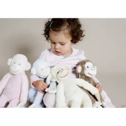 Peluche singe Mickey vert lagon - 43 cm