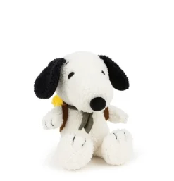 Peluche Snoopy avec Woodstock dans son sac à dos - 20 cm