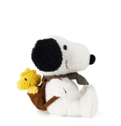 Peluche Snoopy avec Woodstock dans son sac à dos - 20 cm