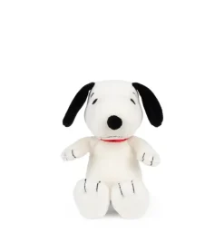 Peluche Snoopy en velours côtelé dans boite cadeau - 17 cm