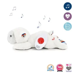 Peluche sonore Liz l'agneau