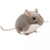 Peluche souris grise - 9 cm